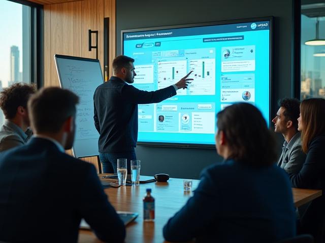 टेलीग्राम मार्केटिंग की रणनीति दिखाती हुई टीम